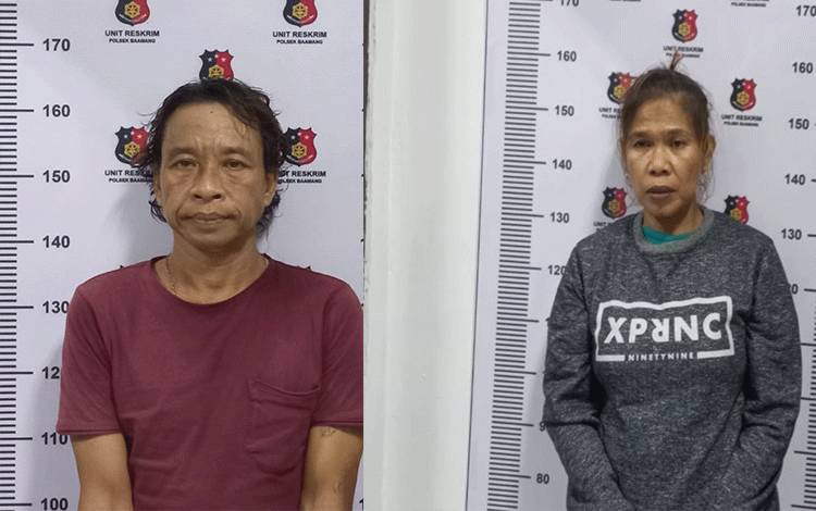 Sepasang Suami Istri di Sampit Diborgol Polisi Akibat Jual Sabu