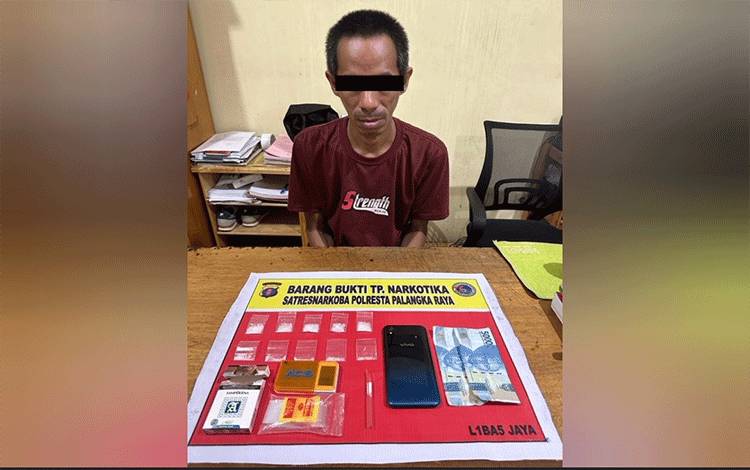 Simpan 10 Paket Sabu di Lantai Dapur, MS Ditangkap Polresta Palangka Raya?