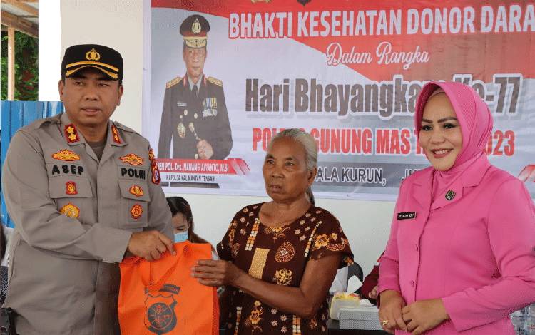 Sambut Hari Bhayangkara ke-77, Polres Gunung Mas Gelar Kegiatan Ini