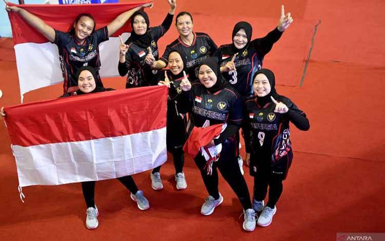 Kalahkan Tuan Rumah, Tim Voli Duduk Putri Raih Medali Emas di APG 2023