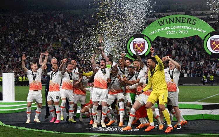 Gol Jarrod Bowen antar West Ham Rengkuh Gelar Liga Conference