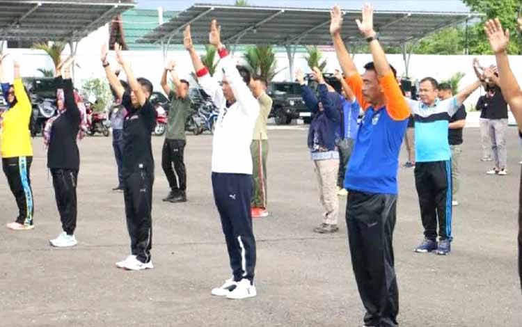 Bupati Barito Utara: Senam Untuk Gelorakan Hidup Sehat