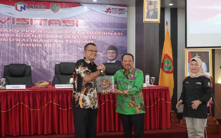 Kepala LAN RI Apresiasi Persiapan PKN Tingkat II Kalteng