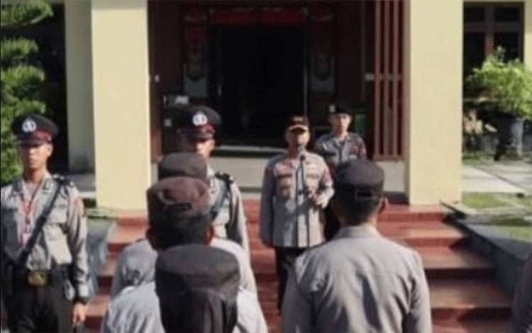 Pimpin Apel, Ini Arahan Kapolres Kapuas Kepada Personel