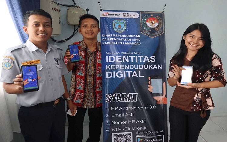 Disdukcapil Lamandau Keliling Kantor Aktivasi IKD