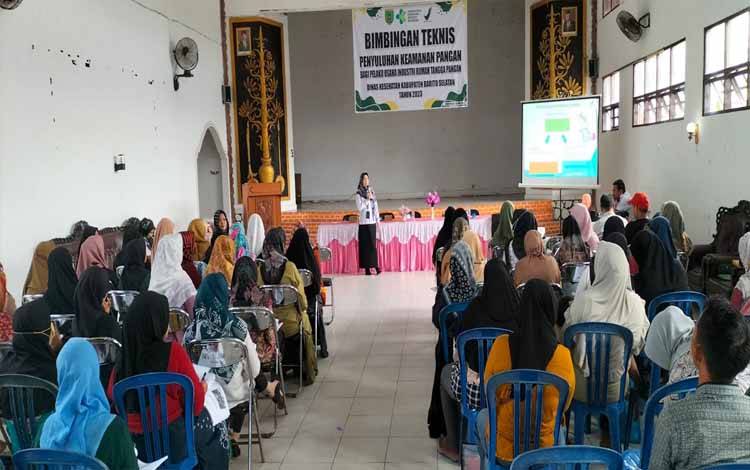 Dinkes Barito Selatan Bimtek Penyuluhan Keamanan Pangan Bagi Pelaku Usaha Industri Rumah Tangga