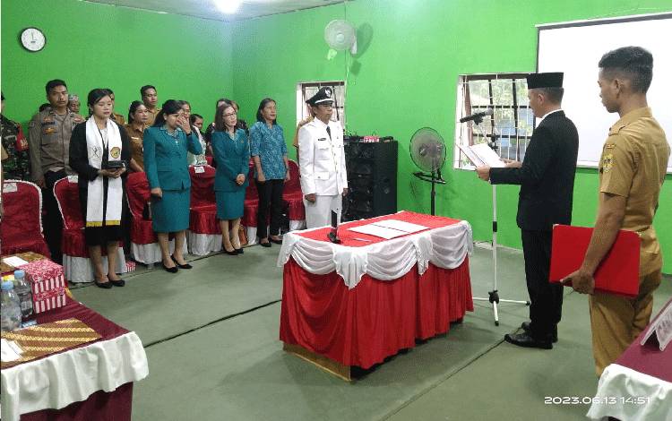 Pejabat Kades Pematang Limau yang Baru Dilantik Diharapkan Perhatikan Konsep 3 Smart