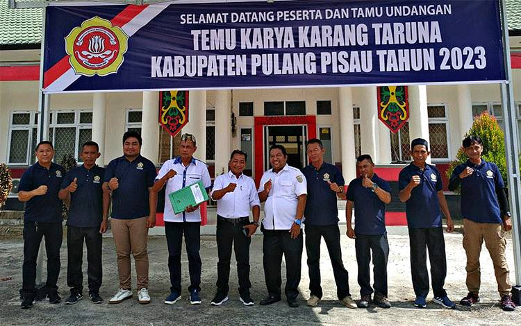 Adi Waskito Kembali Terpilih Sebagai Ketua Karang Taruna Pulang Pisau Secara Aklamasi
