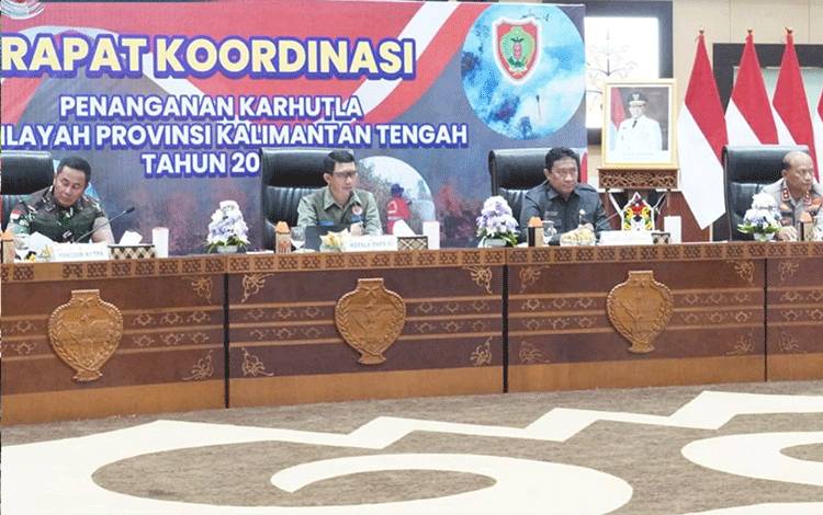 Wagub Nilai Penanganan Karhutla Kalteng Sudah Tepat