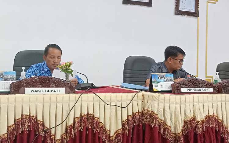 Fraksi Pendukung Dewan Sampaikan Pemandangan Umum Atas Raperda Pertanggungjawaban APBD Bartim 2022