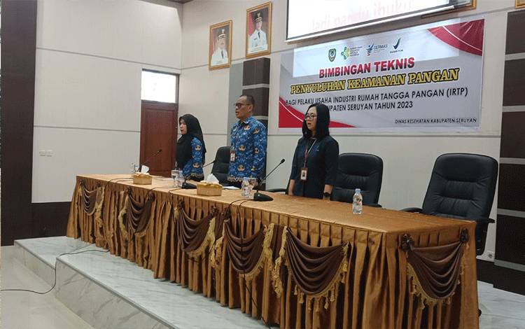 Dinkes Gelar Bimtek Keamanan Pangan bagi Pelaku Usaha Industri Rumah Tangga