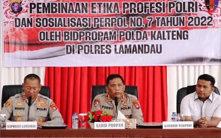 Kapolres Lamandau Tegaskan Semua Pelanggaran Pasti Ditindak