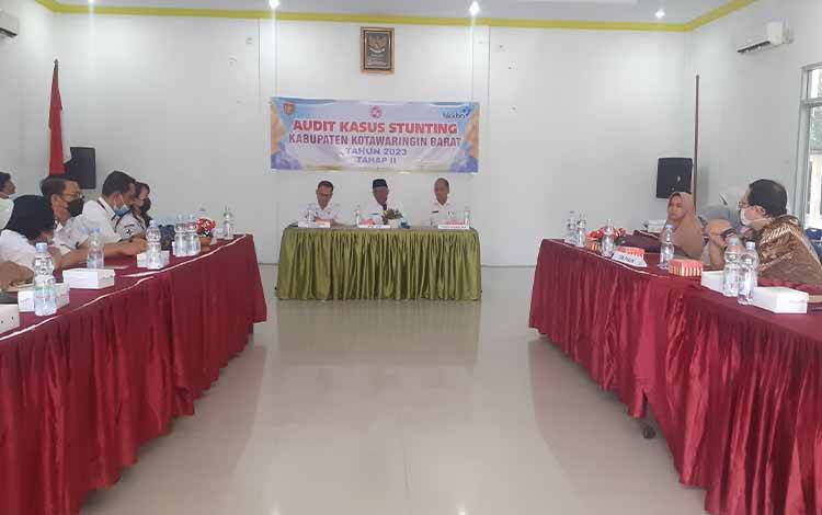 Pemkab Kobar Ikuti Audit Kasus Stunting Tahap II di Dinas P3AP2KB