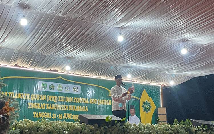 MTQ XXI dan FSQ X Tingkat Kabupaten Sukamara Resmi Dimulai?