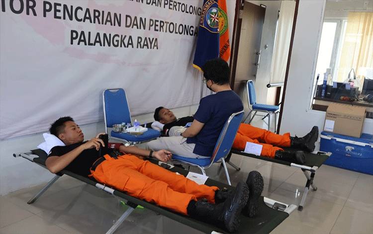 Basarnas Palangka Raya Adakan Aksi Donor Darah