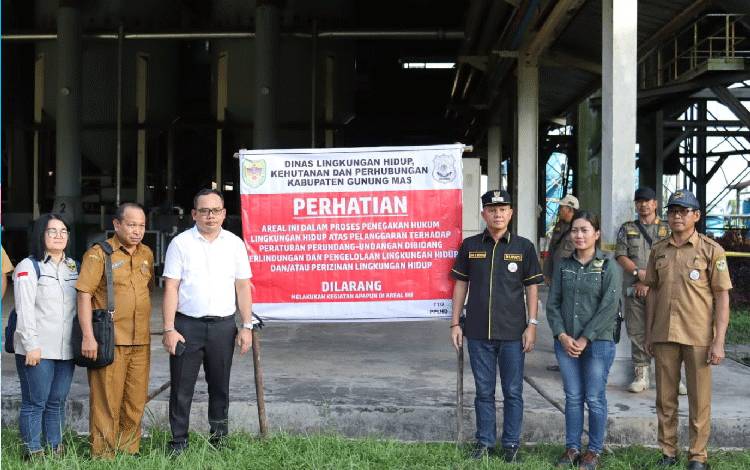 Bupati Gunung Mas Tutup Sementara Operasional Pabrik PT BMB karena ini