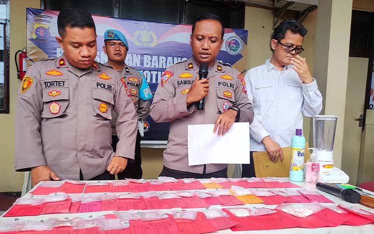 Operasi Antik Telabang, Polres Kotim Amankan 44 Pengedar Narkoba