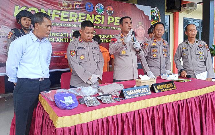 Residivis dari Tabalong Ditangkap Satresnarkoba Polres Barito Timur saat Edarkan Sabu dan Ekstasi