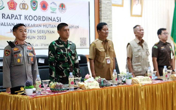Rakor Karhutla Bahas Langkah Pencegahan dan Penanganan Darurat