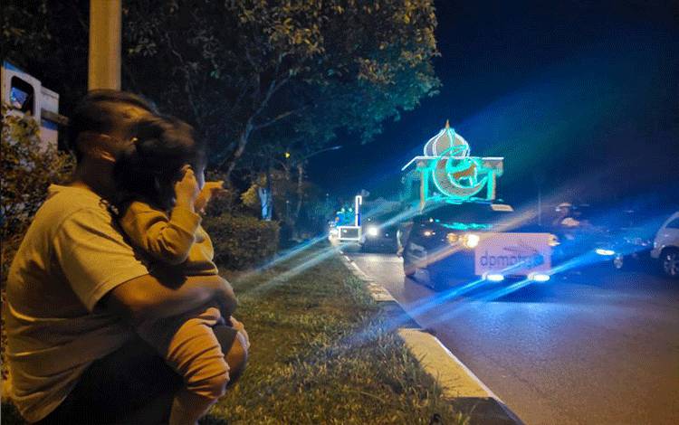 Pawai Takbir Semarakkan Perayaan Iduladha di Palangka Raya