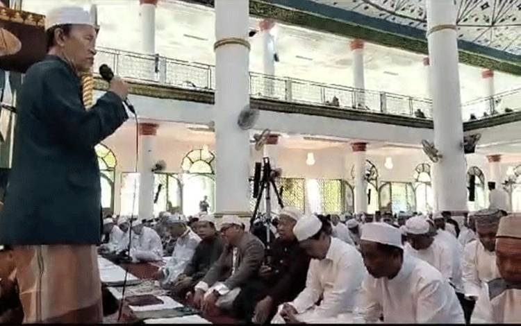 Masjid Agung Al-Mukarram Kapuas Gelar Salat Iduladha 1444 H, Begini Suasananya