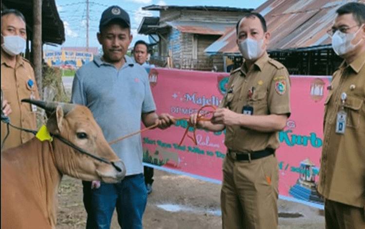 DPMPTSP Kalteng Laksanakan Ibadah Kurban