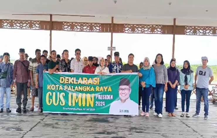 Masyarakat di Palangka Raya Deklarasi Dukung Cak Imin Maju Capres 2024