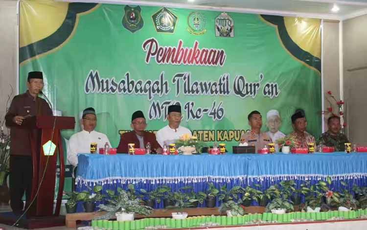 MTQ ke-46 Tingkat Kabupaten Kapuas Diharapkan Bisa Dapatkan Qori dan Qoriah Terbaik