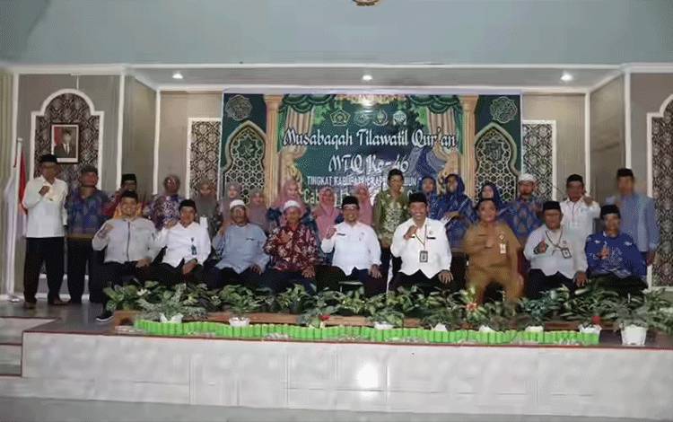 Pengurus LPTQ Kalteng Tinjau Pelaksanaan MTQ ke-46 Tingkat Kabupaten Kapuas