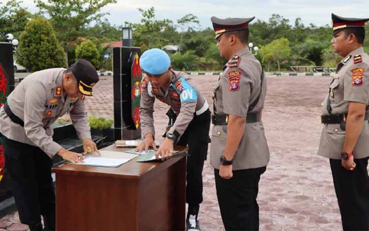 Kasatres Narkoba Polres Gunung Mas Berganti