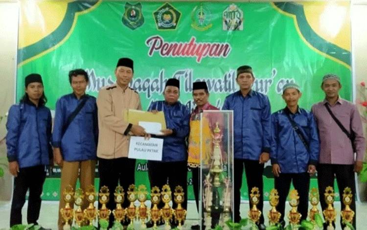 Kecamatan Pulau Petak Juara Umum MTQ ke-46 Tingkat Kabupaten Kapuas