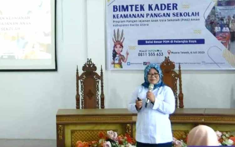 BPOM Palangkaraya Gelar Bimtek Kader Keamanan PJAS di Barito Utara
