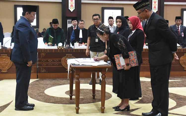 Dua Sekertaris ini Isi Kekosongan Jabatan Pimpinan Tinggi Pratama Kalteng  ?