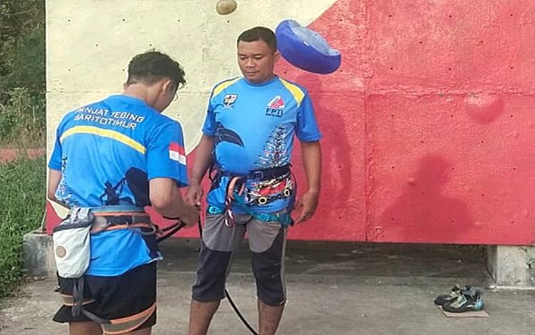 Begini Persiapan Atlet Panjat Tebing Barito Timur Hadapi Porprov Kalteng 2023
