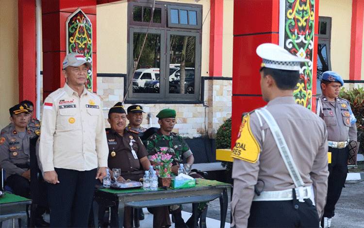 Polres Sukamara Terjunkan 36 Personel Pada Operasi Patuh Telabang 2023