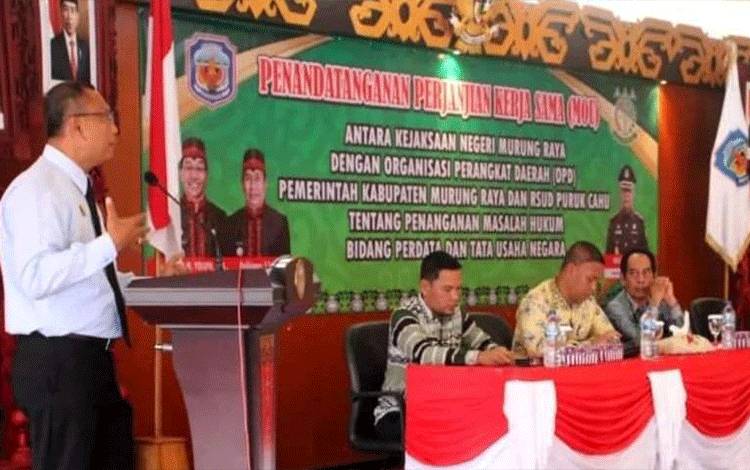Pemkab Murung Raya dan Kejaksaan Kerjasama Bidang Perdata dan TUN