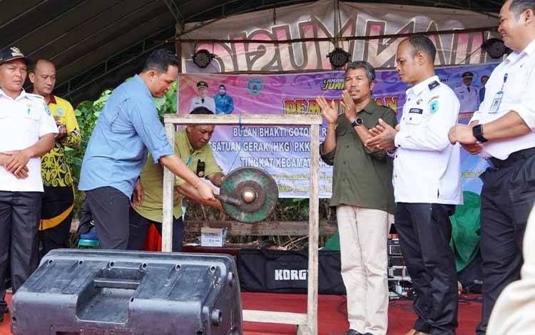 Bupati Lamandau Buka BBGRM di Menthobi Raya