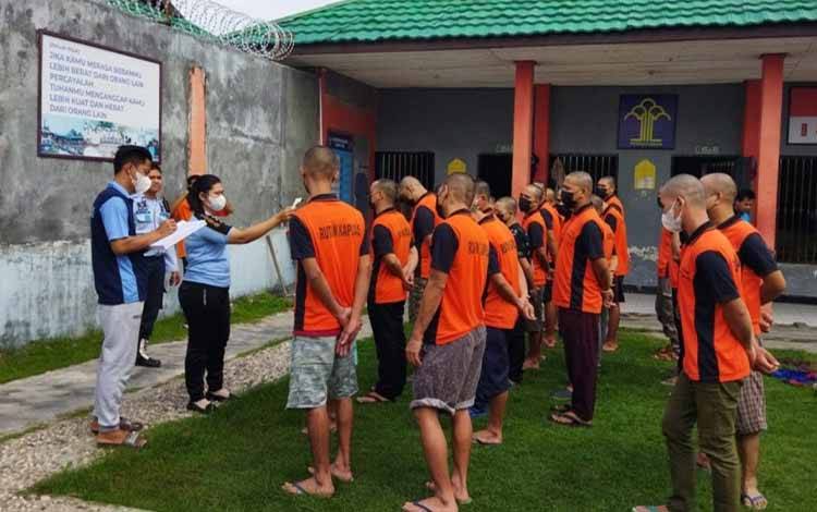 Rutan Kapuas Periksa Kondisi Tahanan Baru di Blok Isolasi