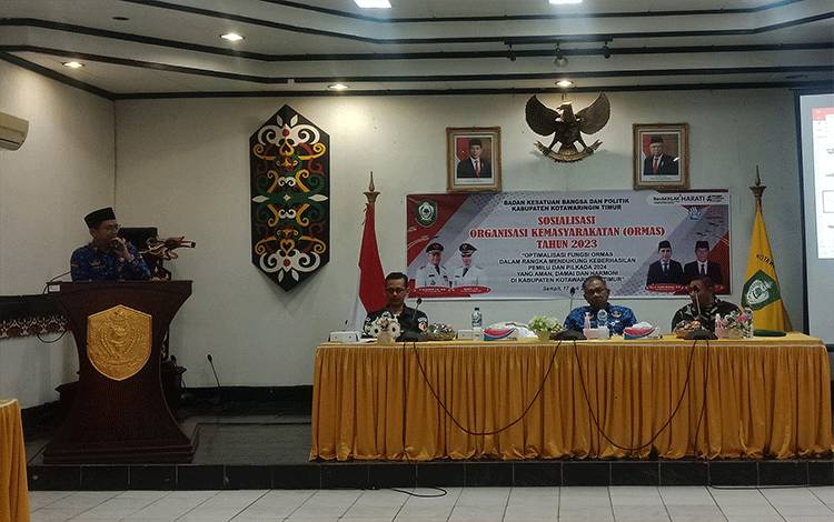 Pemkab Kotim Gelar Sosialisasi Ormas Dukung Sukseskan Pemilu 2024