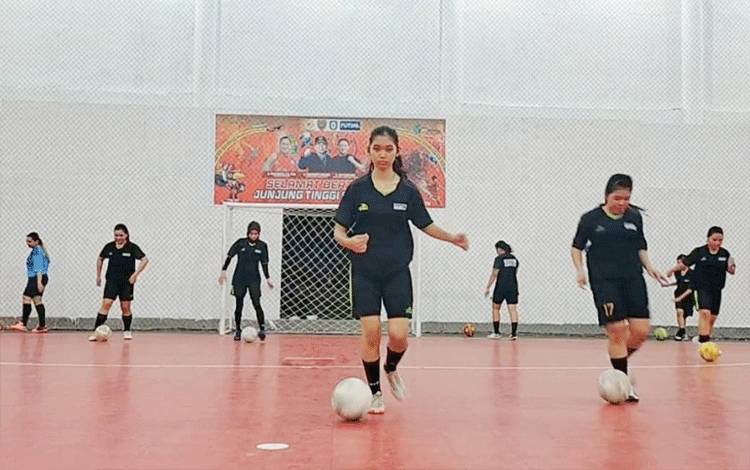 Tim Futsal Putri Kotim Optimistis Hadapi Porprov Kalteng 2023