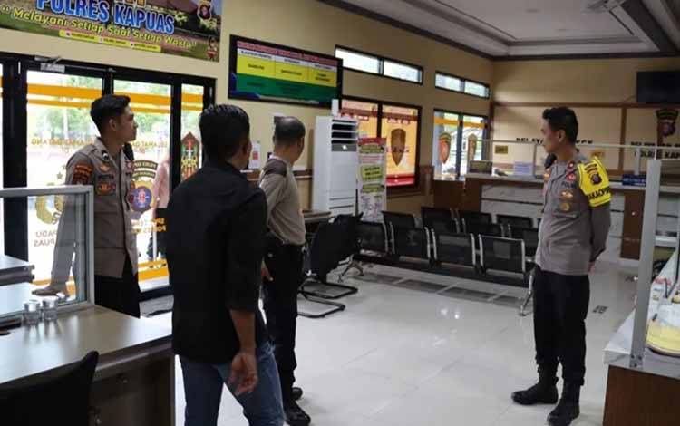 Wakapolres Kapuas Cek Ruang Pelayanan Pastikan Tetap Maksimal?