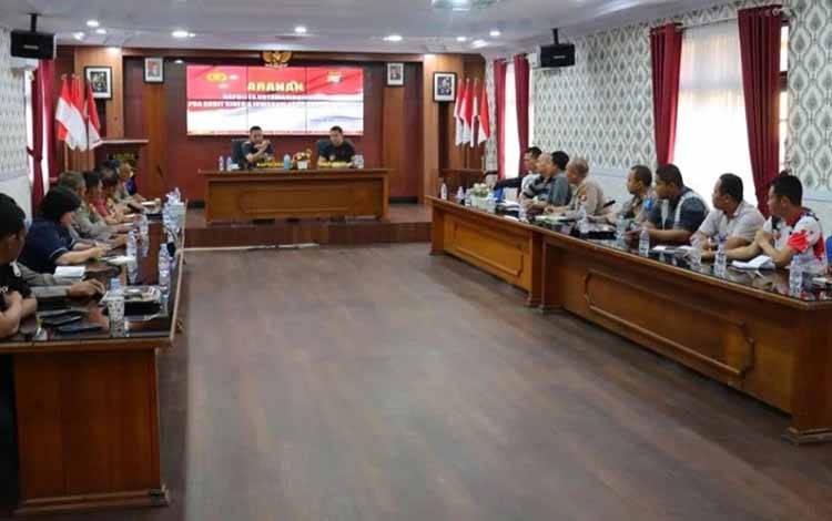 Kapolres Kobar Pimpin Rapat Audit Kinerja