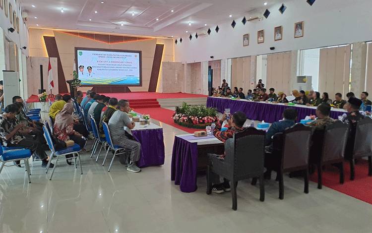 Pemkab Sukamara Laksanakan Kick Off dan Bimbingan Teknis Penyusunan Dokumen KLHS RPJMD 2025-2045