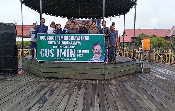 Asosiasasi Pembudidaya Ikan Palangka Raya Dukung Cak Imin Maju Capres 2024