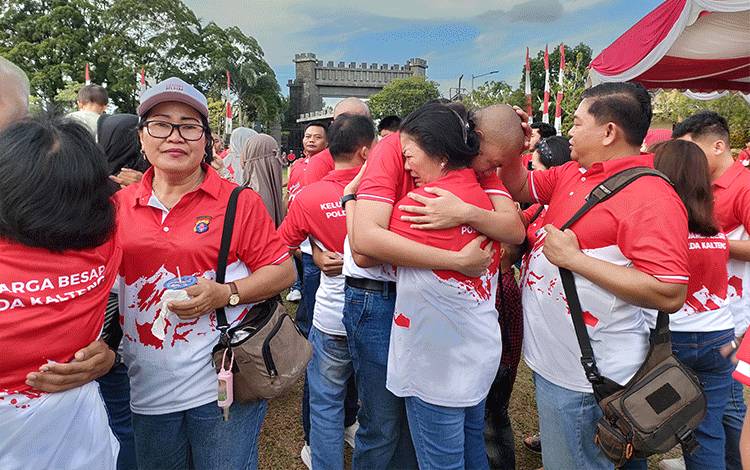 660 Casis Bintara Polri Dilepas ke SPN Polda Kalteng