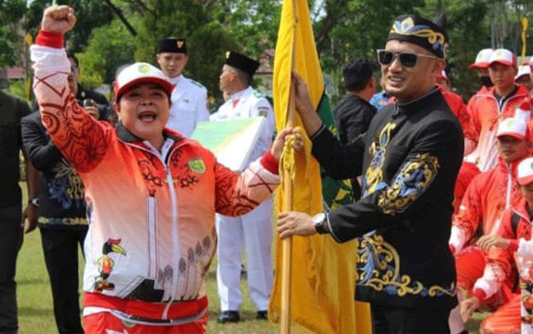 Kontingen Palangka Raya Targetkan Bawa Pulang 140 Medali Emas