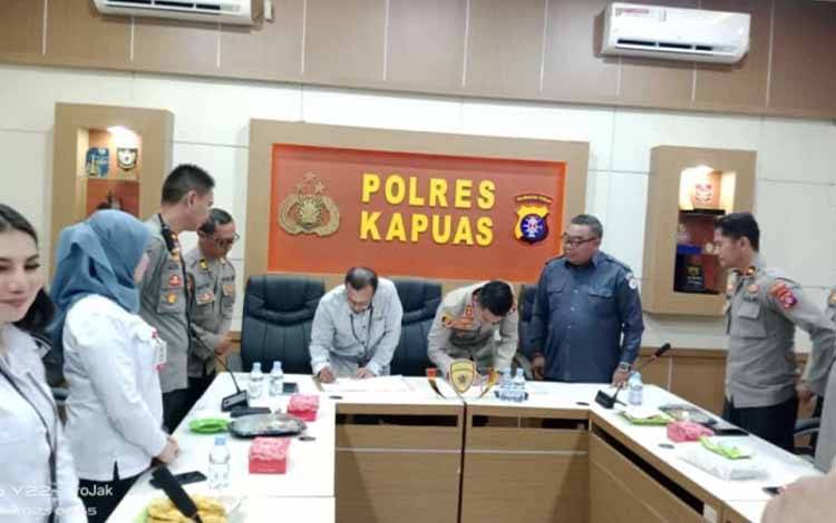 Perkuat Sinergi Jelang Pemilu, Ini yang Dilakukan Polres Kapuas Bersama KPU dan Bawaslu?