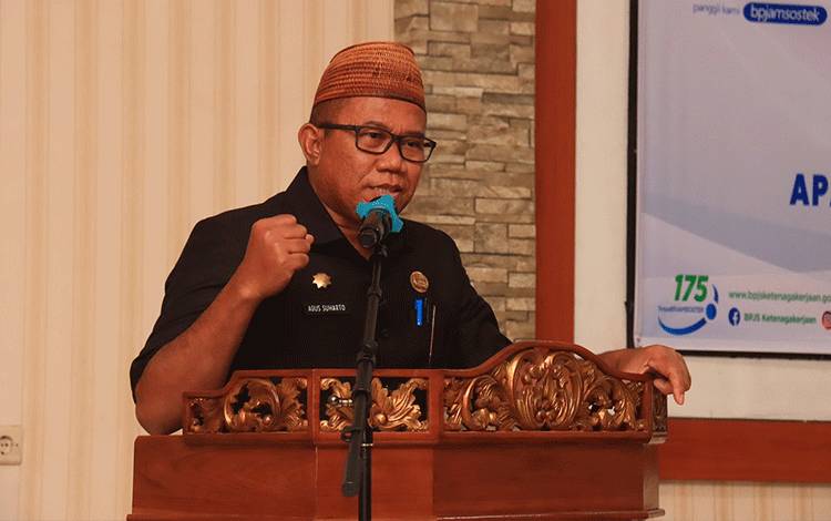 Pemkab Seruyan Gelar Monev Pelaksanaan Perlindungan Jamsostek Bagi Aparatur Desa