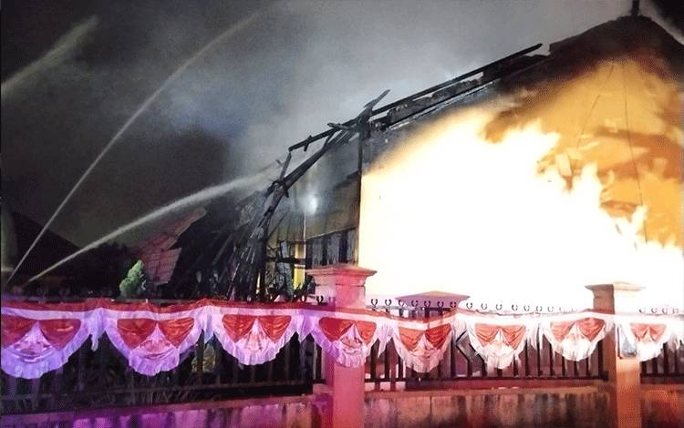 Sejumlah Bangunan SDN 9 Langkai Terbakar, Ini Rinciannya
