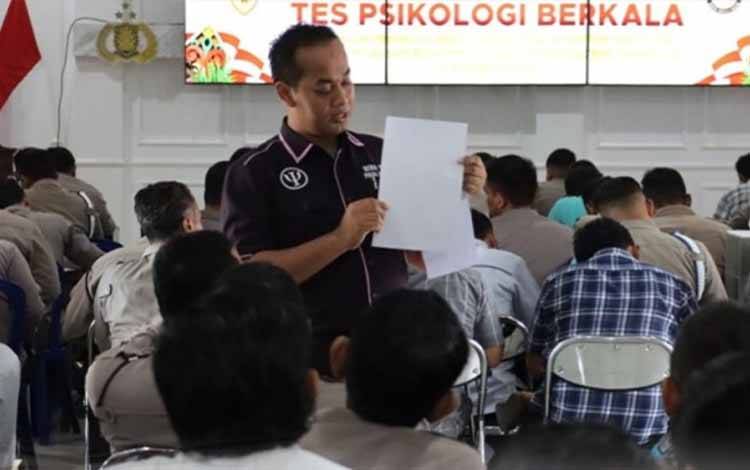 Personel Polres Ikuti Tes Psikologi Berkala Penggunaan Senpi Dinas?